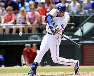 Pro baseball player up to bat